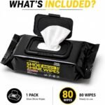 Shoe shine wipes
