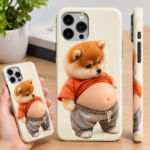 3D big belly cute sticker
