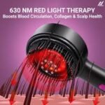 Red light therapy scalp massager - Image 3