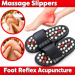 Acupressure massage slippers