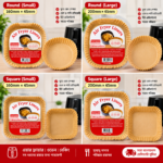 Air fryer liners 100 pcs set