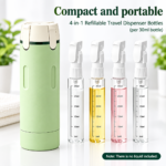 Travel dispenser bottle